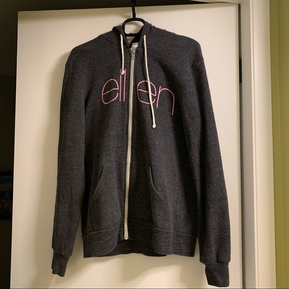Official Ellen show hoodie - charcoal grey  - Large - Picture 4 of 6